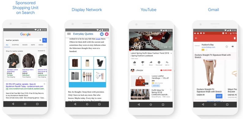 Mạng lưới hiển thị Google Smart Shopping