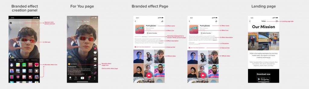 Demo overview of Branded effect