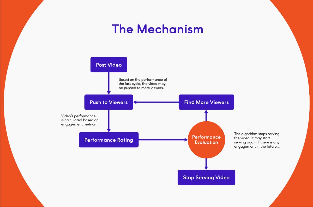 TikTok Algorithm Process Flow Chart 