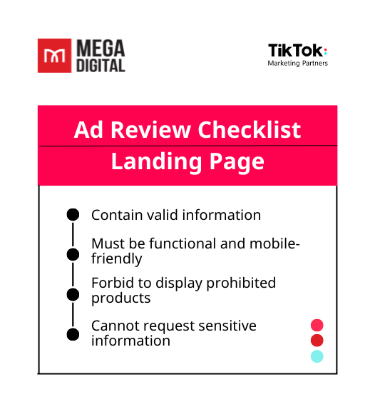 Ad review checklist - Landing Page
