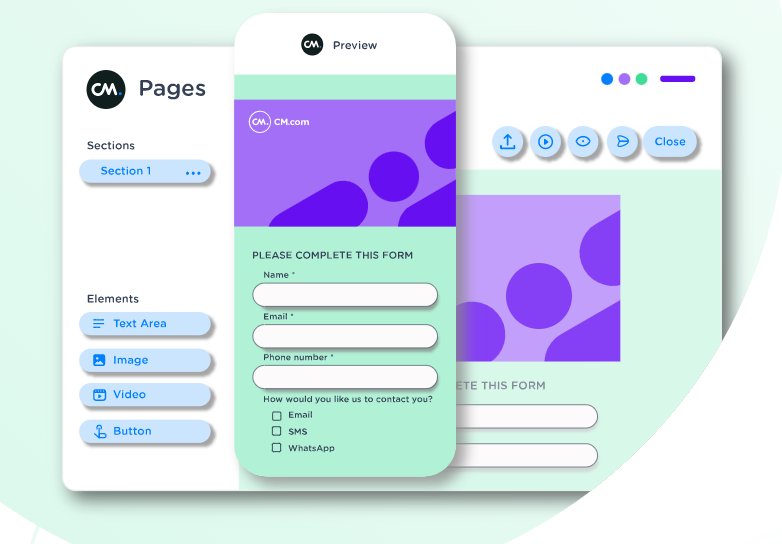 Example - Mobile-friendly landing page