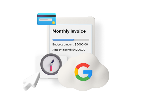 Google monthly invoice
