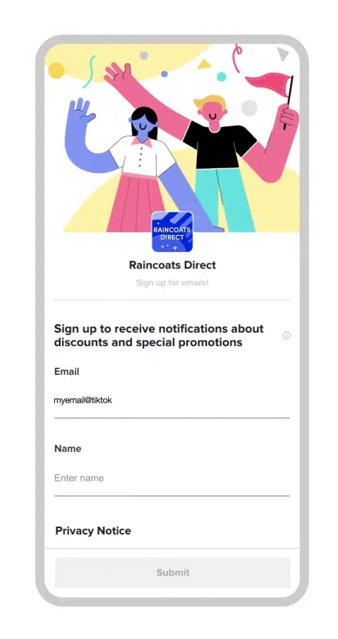 1. Instant Form (In-App)