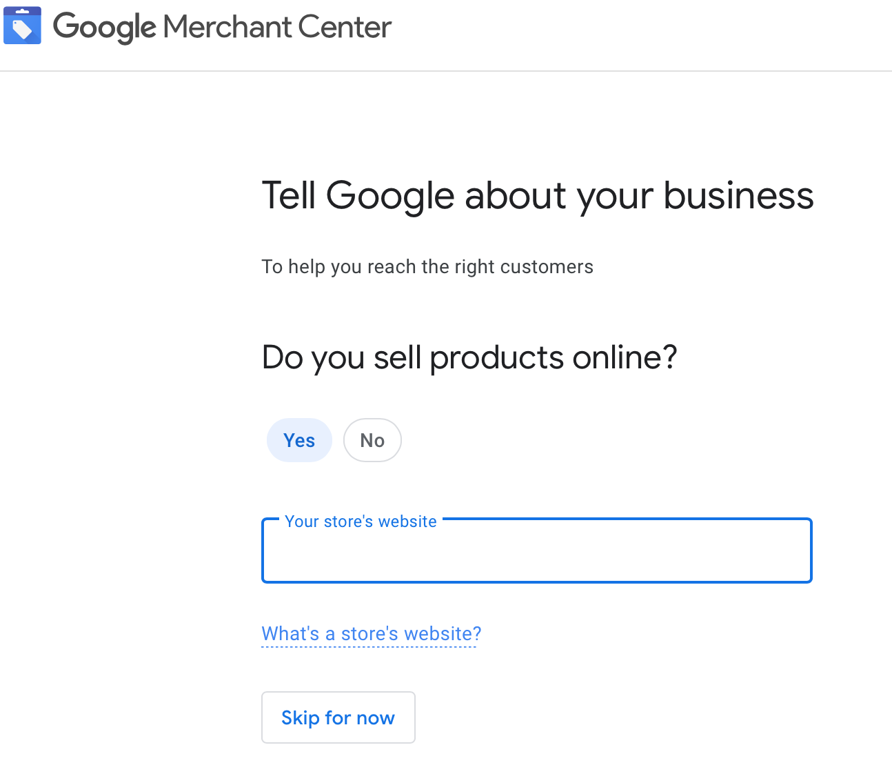 tell Google about your business