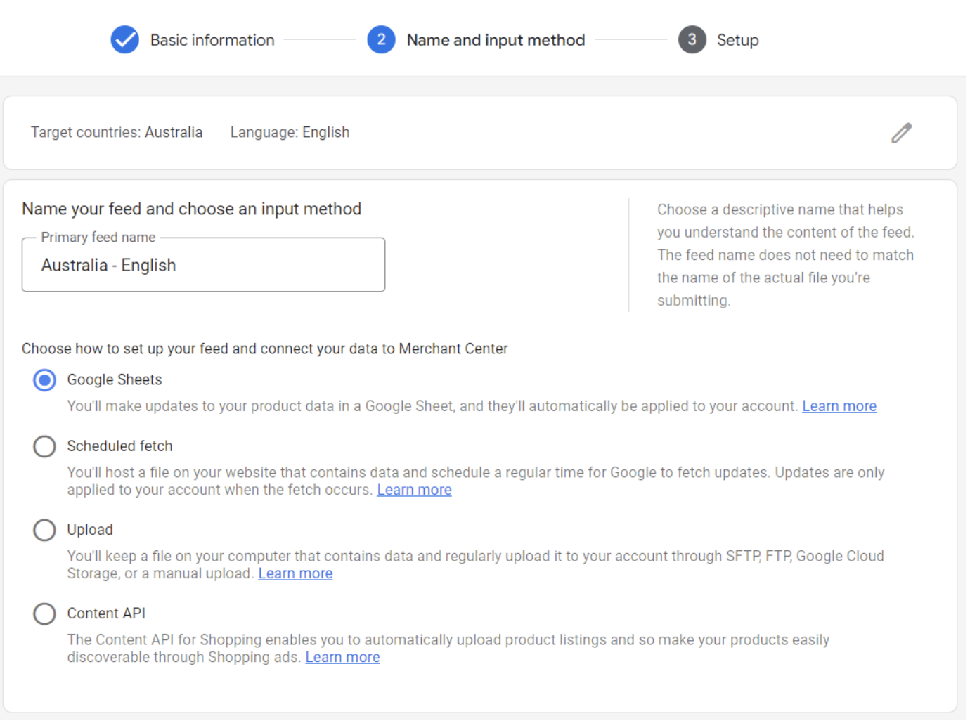 Set up your international Google Shopping campaigns product feeds
