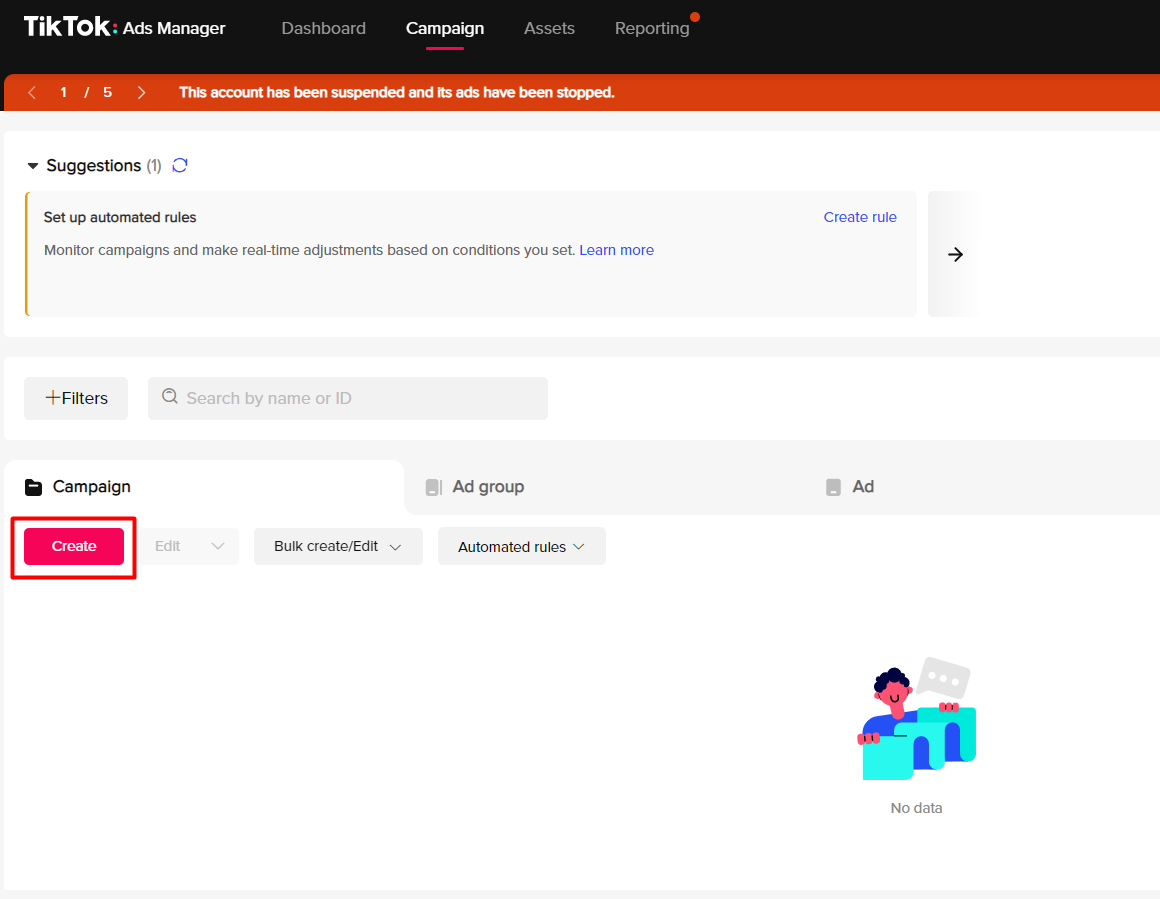 Create TikTok auction ads campaign