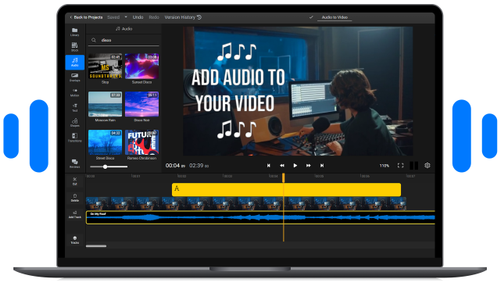Add audio to your videos