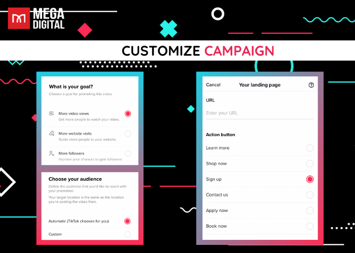 Customize your tiktok ads campaigns