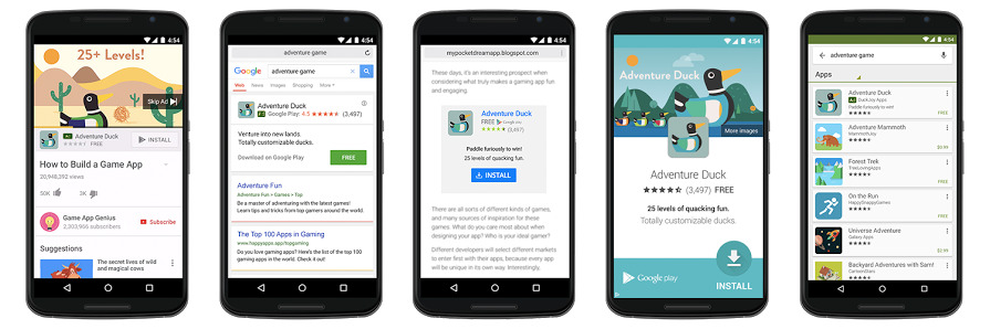 How do Google App campaigns work
