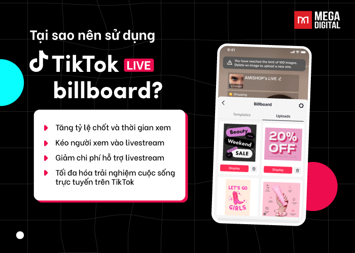 Tại sao nên sử dụng TikTok LIVE billboard?