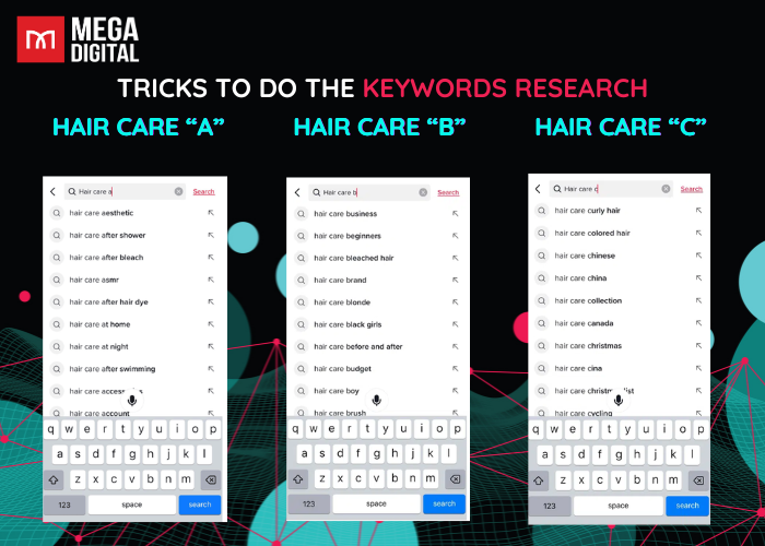 Trick to find related keywords in TikTok SEO strategy