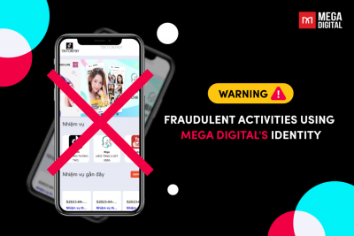 TikTok Pay - Fraudulent activities using Mega Digital's brand names