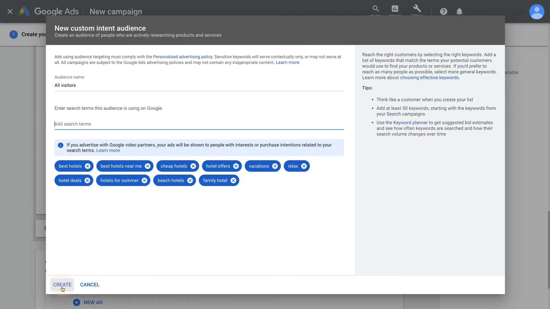 custom intent discovery