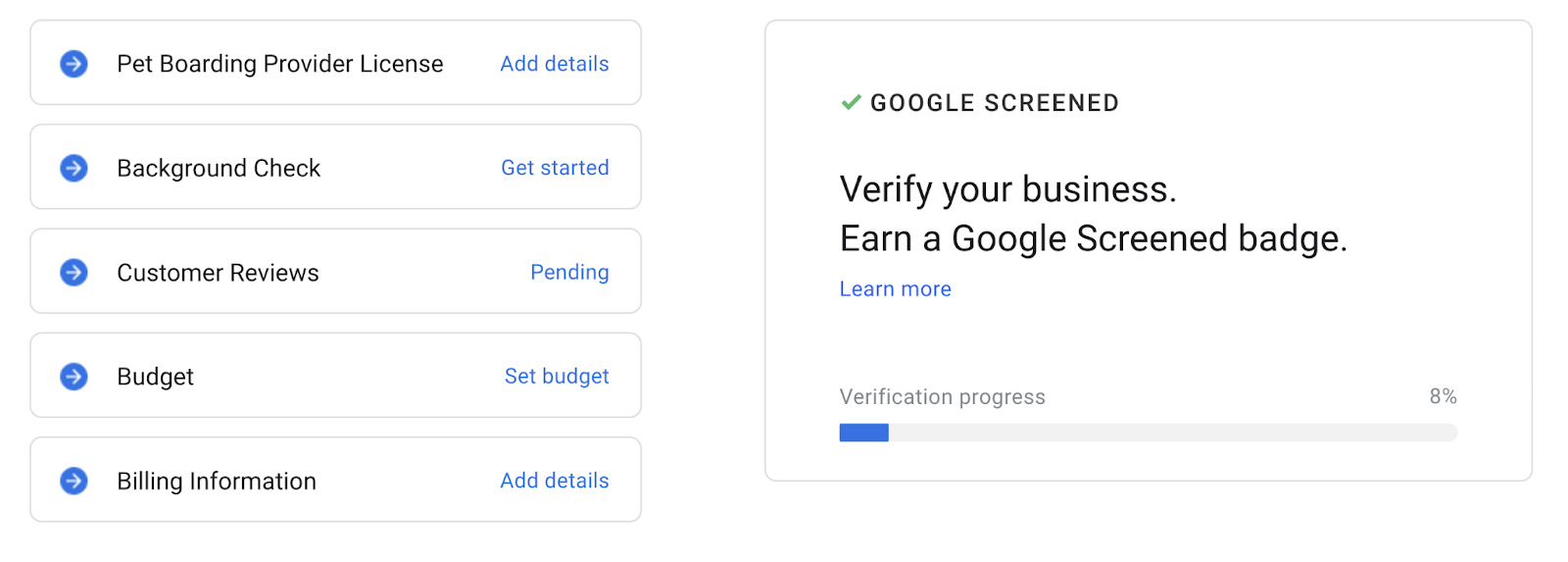 Step 3: Fill out license and insurance details