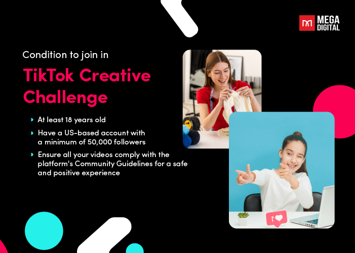 Condition to join TikTok Creative Challenge