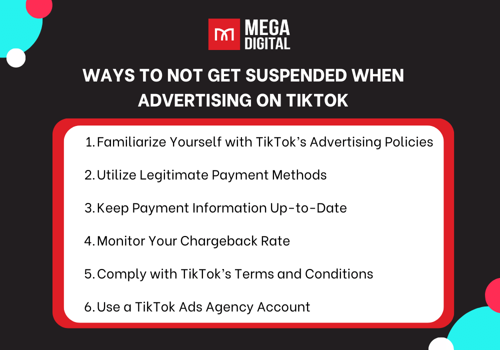 How to prevent TikTok Ads account being suspended?