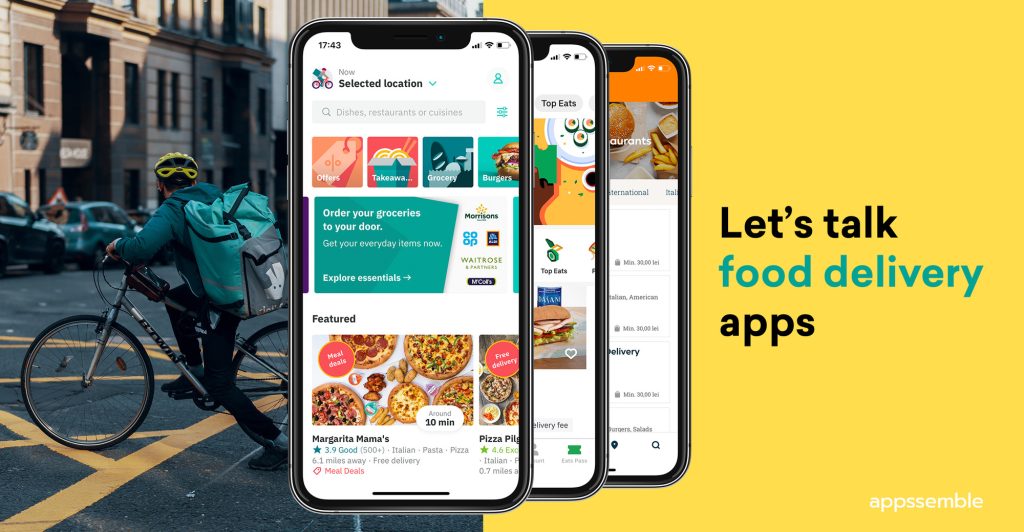 App campaign examples Deliveroo