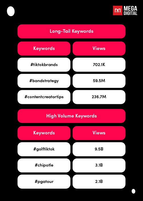  Select the right keywords for tiktok seo strategy