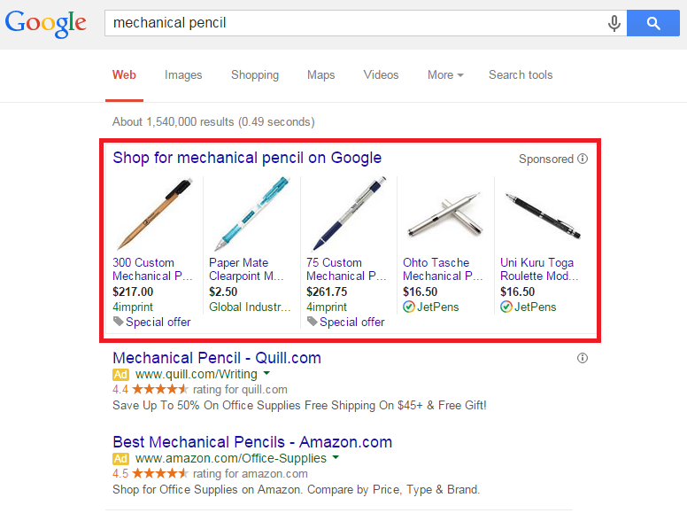 What is Google Product Listing ads?