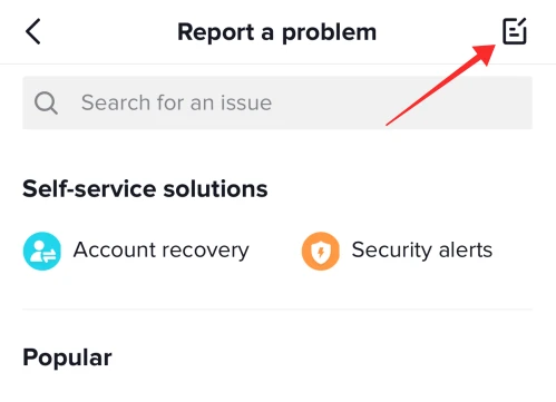 How to report a problem