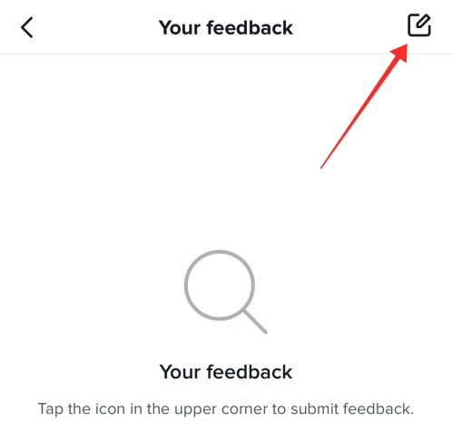 Share feedback to unbanned TikTok account 