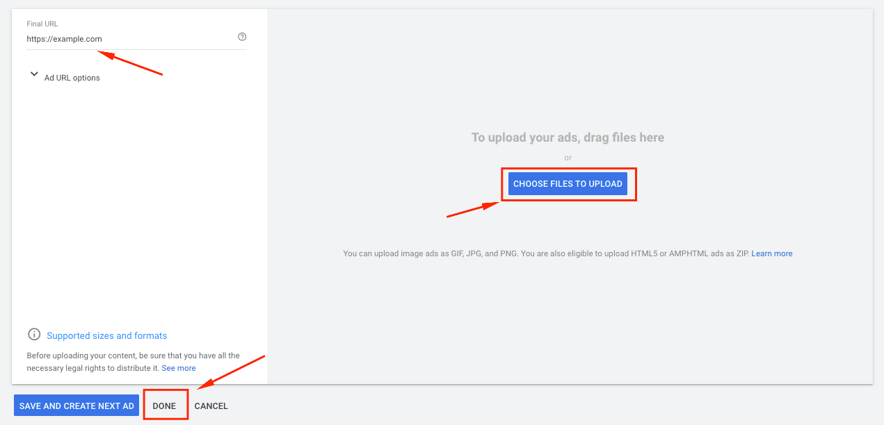 Uploaded Display Ads | How to Upload Your Own Display Campaign