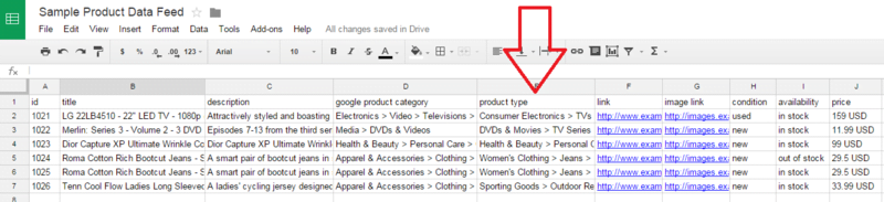 Basic product information google shopping feed