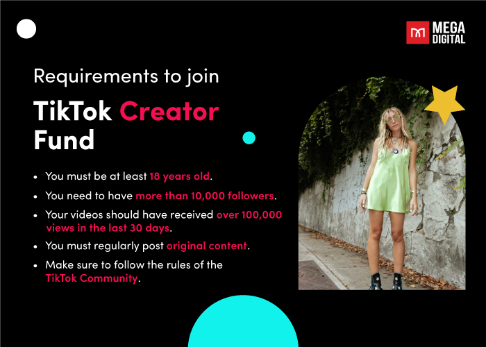 Requirements to join TikTok Creator Fund