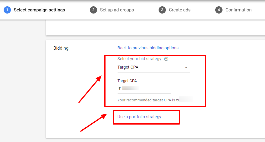 Types of Smart Bidding strategies