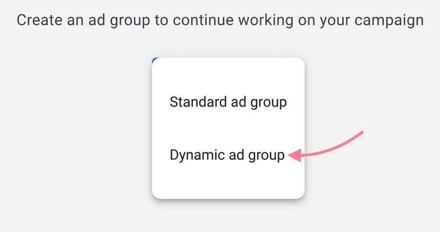 Create Dynamic ad group
