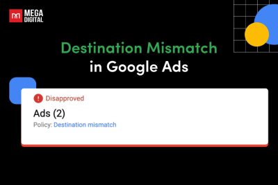 Destination mismatch google ads