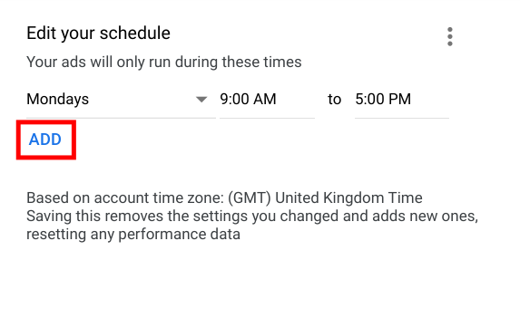 Step 3: Configure schedule and save