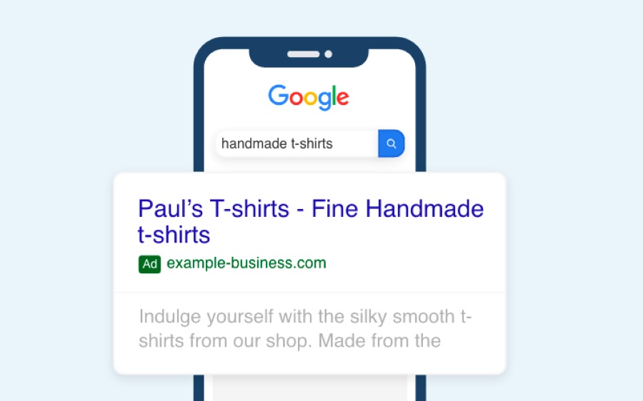 Responsive search ads example