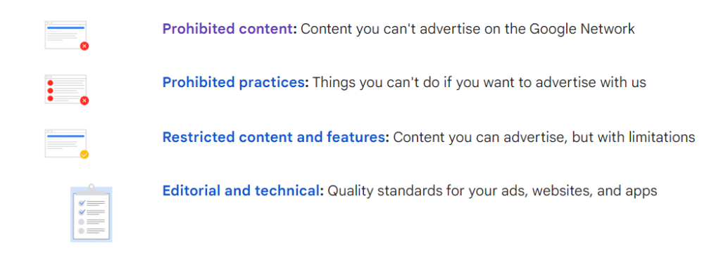 What is restricted medical content on Google Ads?