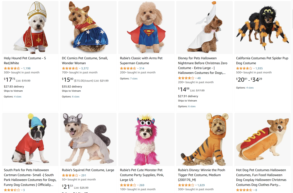 halloween pets costumes