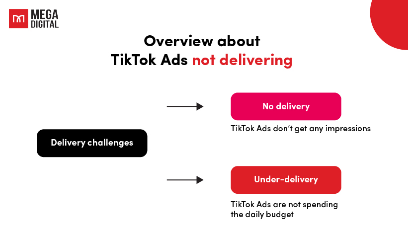 TikTok Ads not delivering vs not spending