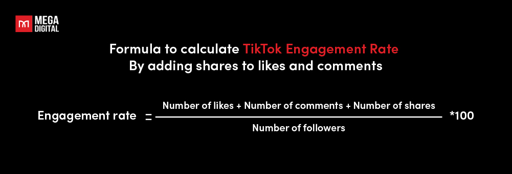 formula to calculate tiktok engagement rate by followers 2