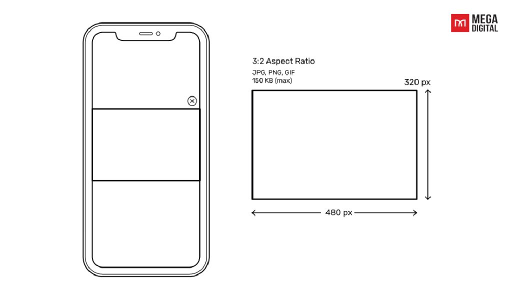 Landscape Interstitial (480 x 320 px) Google App Campaign Specs