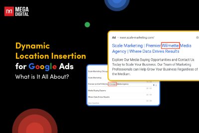 Location insertion in Google Ads
