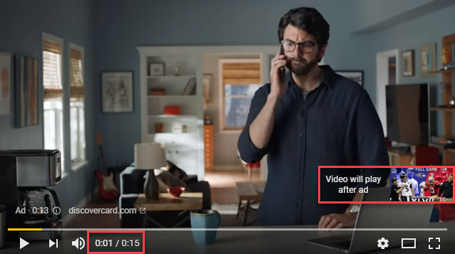 Youtube ads non-skippable ads