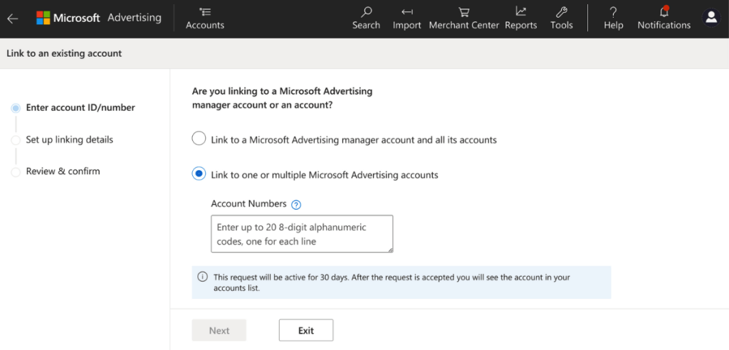 How to obtain permission to access a client's Microsoft Ads Account