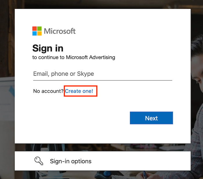 Option #2 Make a new email and create an account