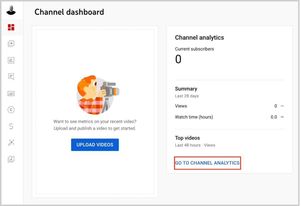 Check your Shopping analytics in YouTube Analytics