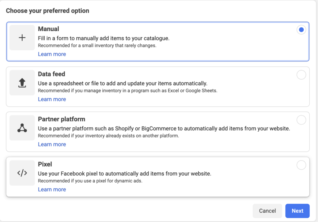 Set up Facebook Dynamic Product Ads 5