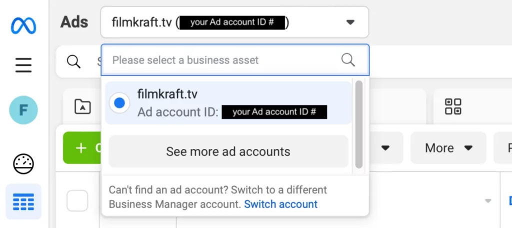 How to Set Up Facebook Ad Targeting in Meta Ads Manager - Step 1