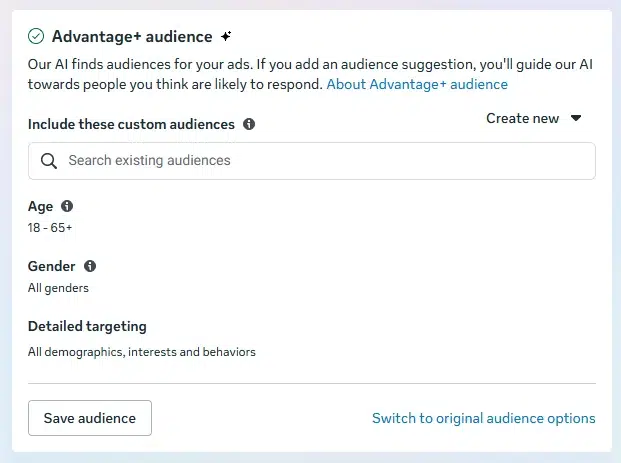 How to Set Up Facebook Ad Targeting in Meta Ads Manager - Step 4