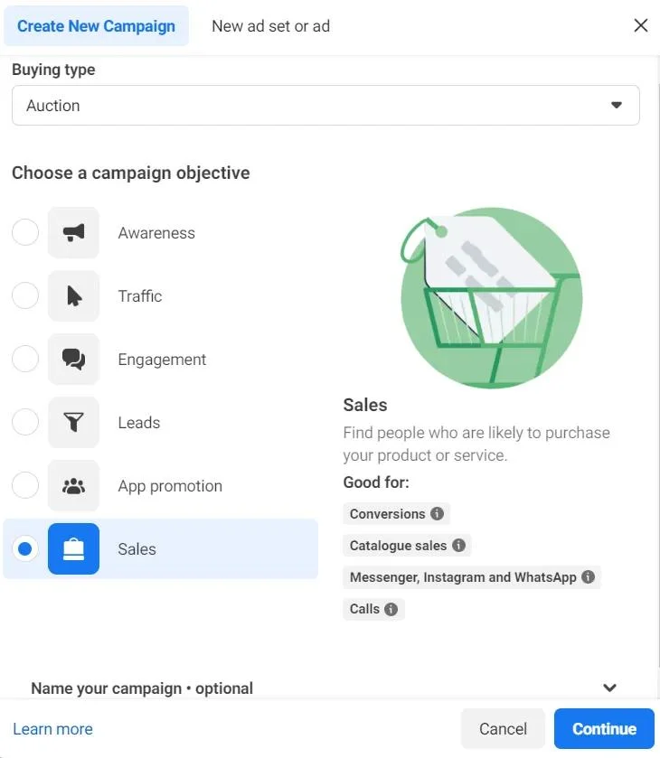 Step 2: Create a New Campaign