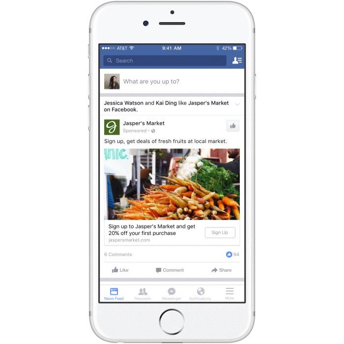 Facebook Lead Ads examples - Promote an Exclusive Offers