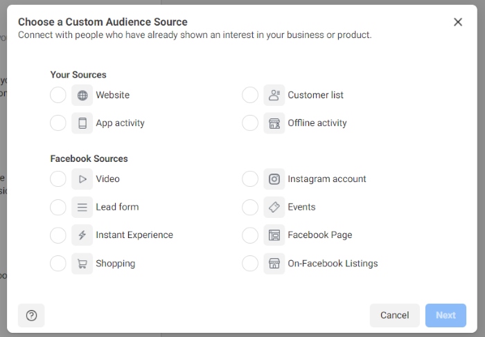 set up Facebook Ad Geotargeting step 2