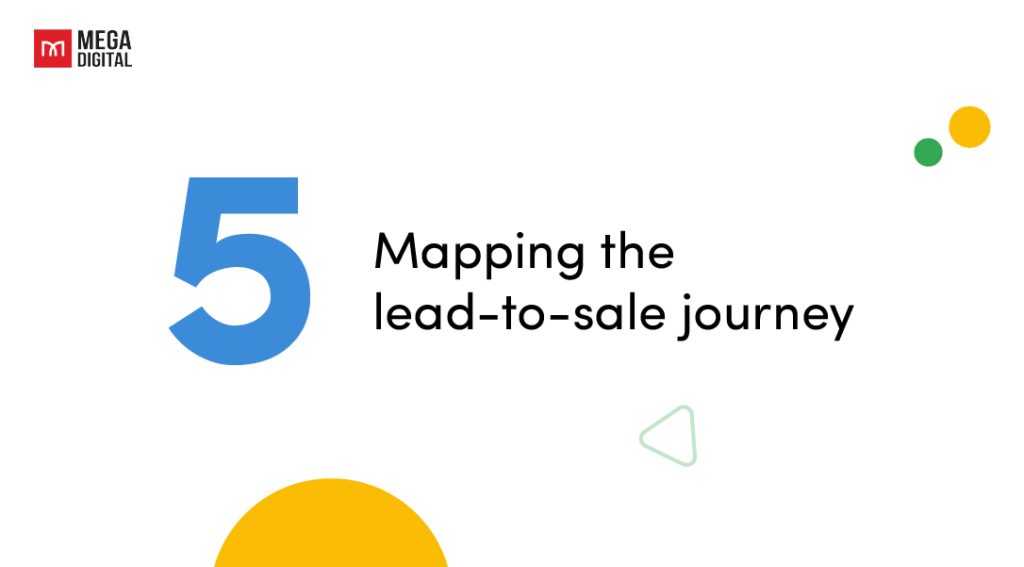 Map the lead-to-sale journey
